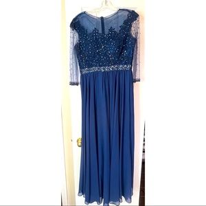 NAVY BLUE PARTY DRESS